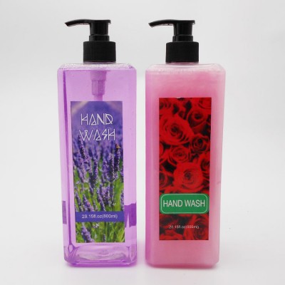 Wholesale cheap price best natural organic lavender and rose scent liquid hand wash