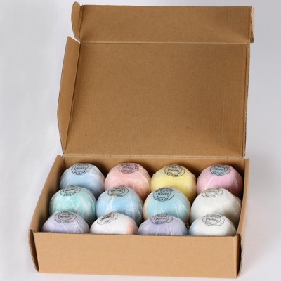 Natural Organic Private Label Cupcake Bath Bombs Rich Bubble Shower Fizzy Bath Bombs Gift Set